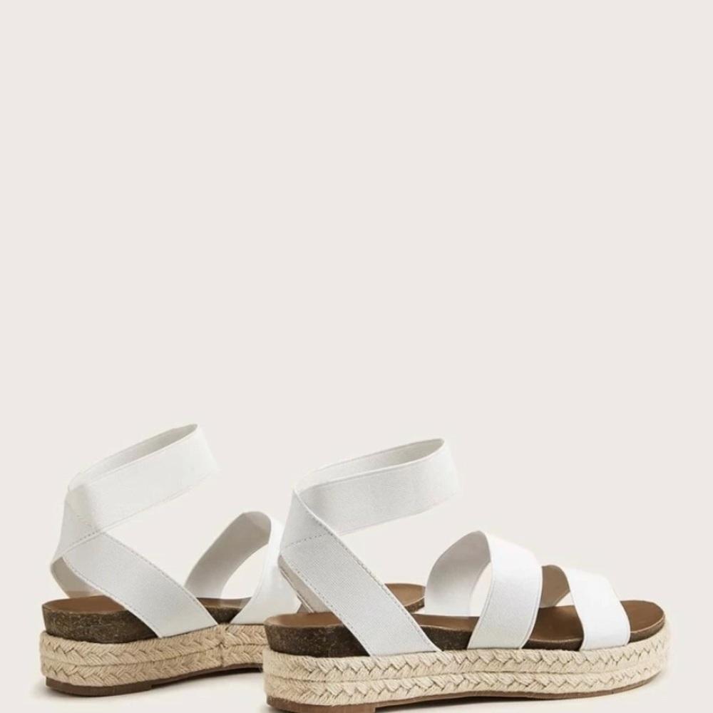 Minimalist Double Strap Ankle Strap Sandals